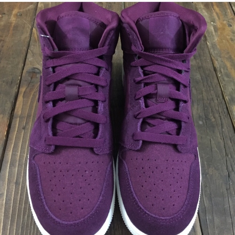Jordan retro 1 mid Bordeaux/Sail - Picture 2 of 8